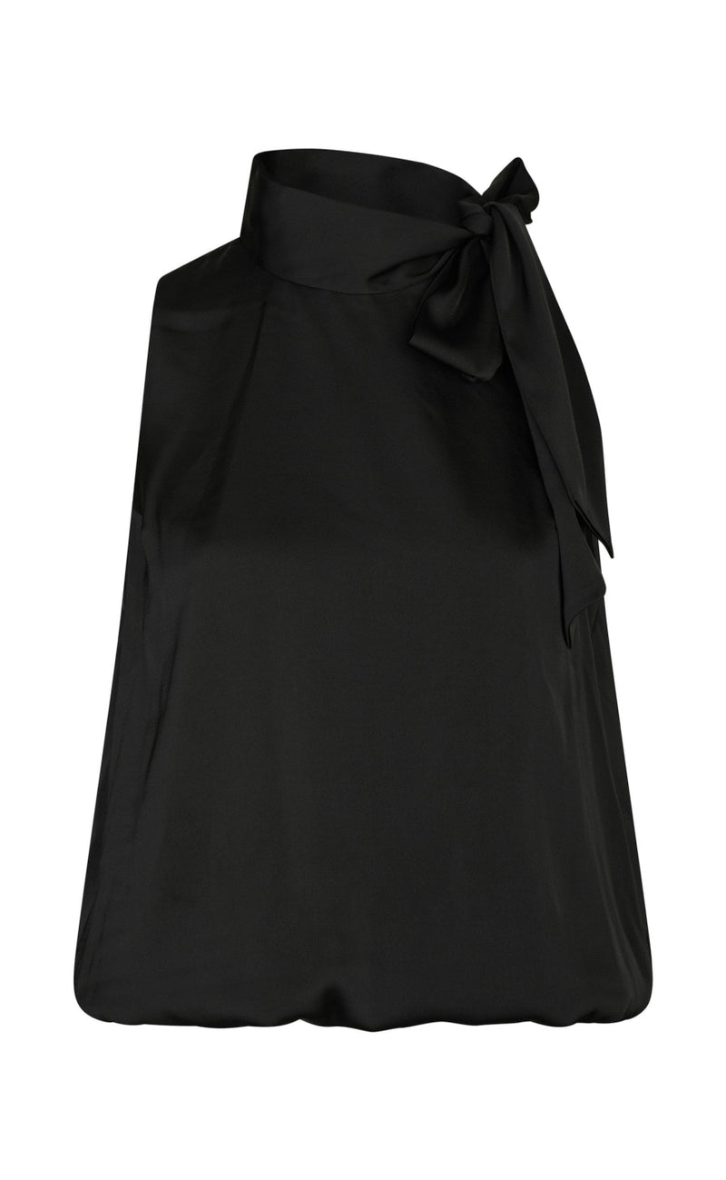 Neo Noir Top - Veda Drapy - Black