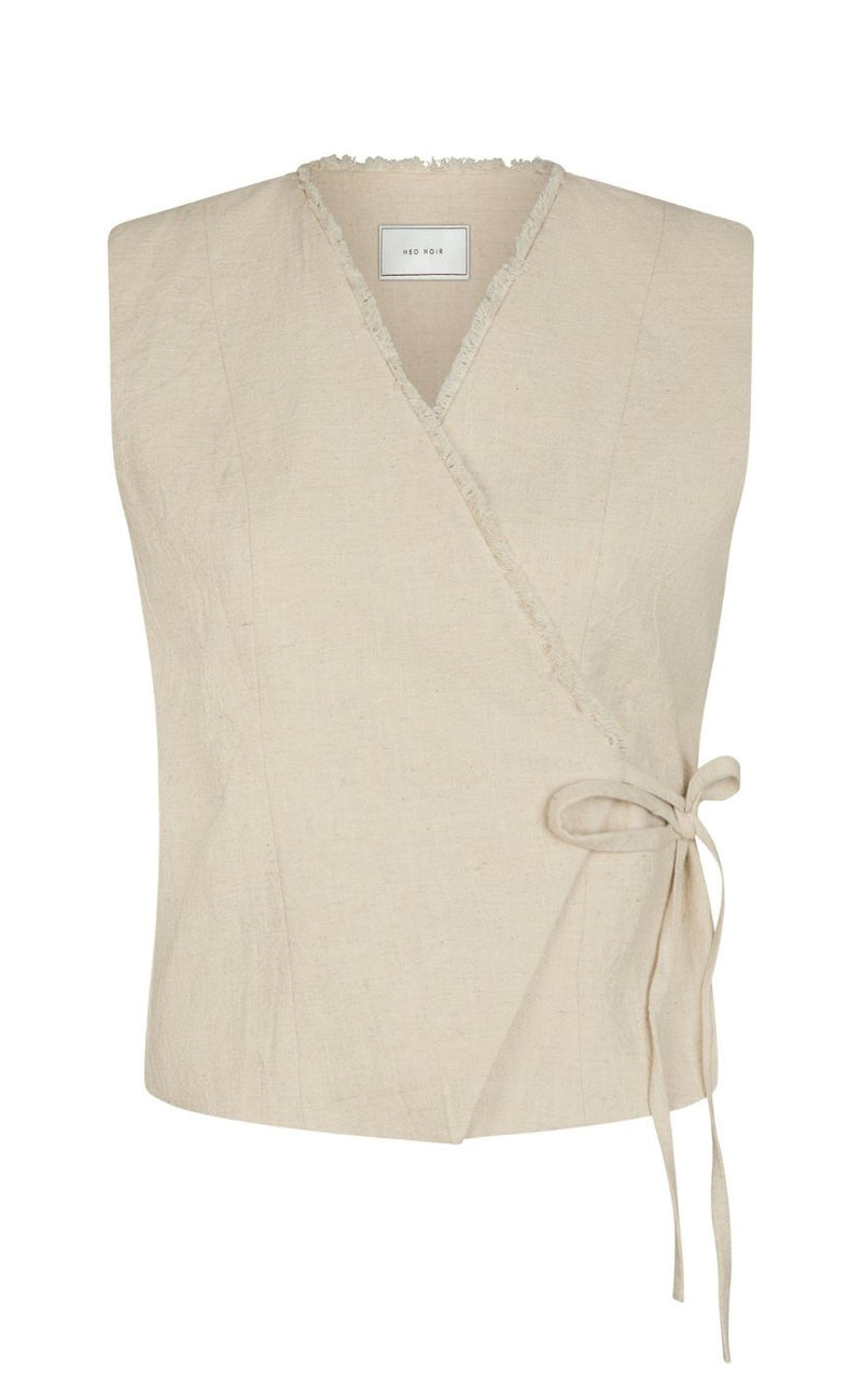 Neo Noir Vest - Filora Ramie - Natural