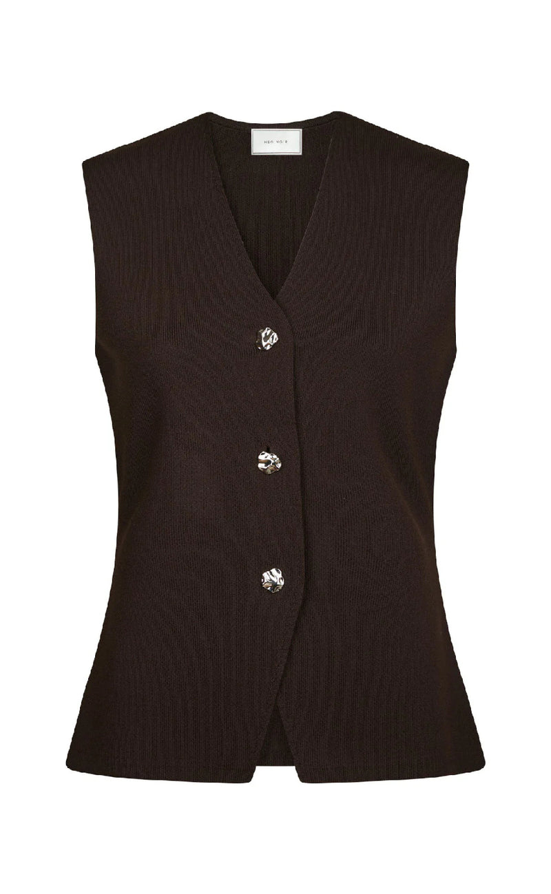 Neo Noir Vest - Sway Smooth - Dark Brown