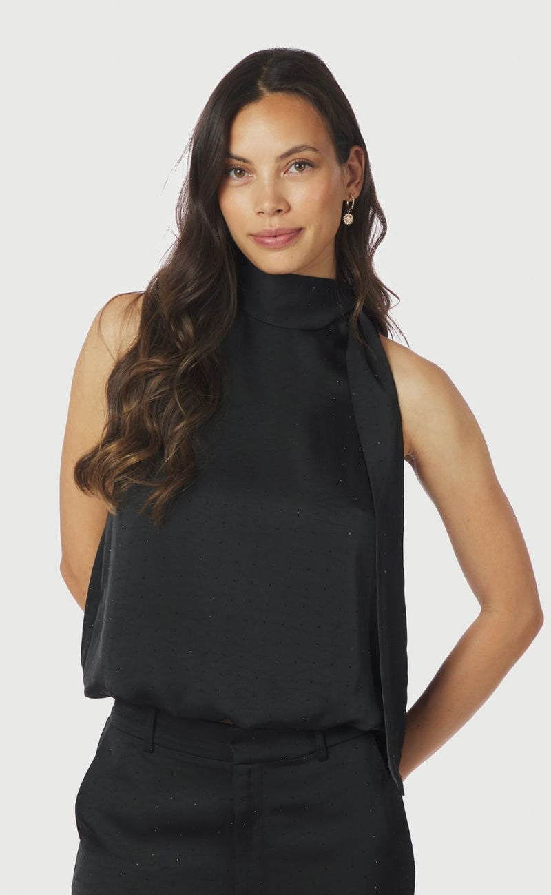 Neo Noir top - Veda Heavy Sateen Bedaz - Black