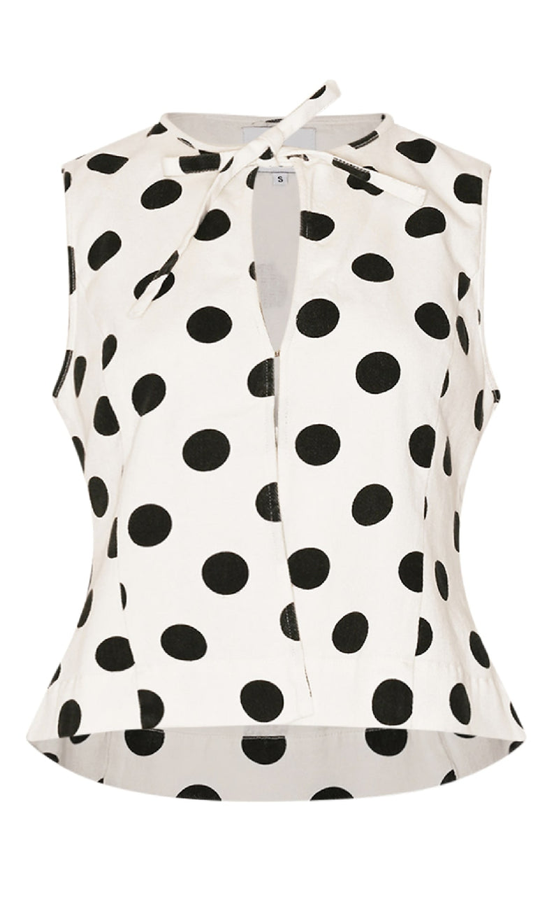 Noella Bluse - Leni - Carmella White Print