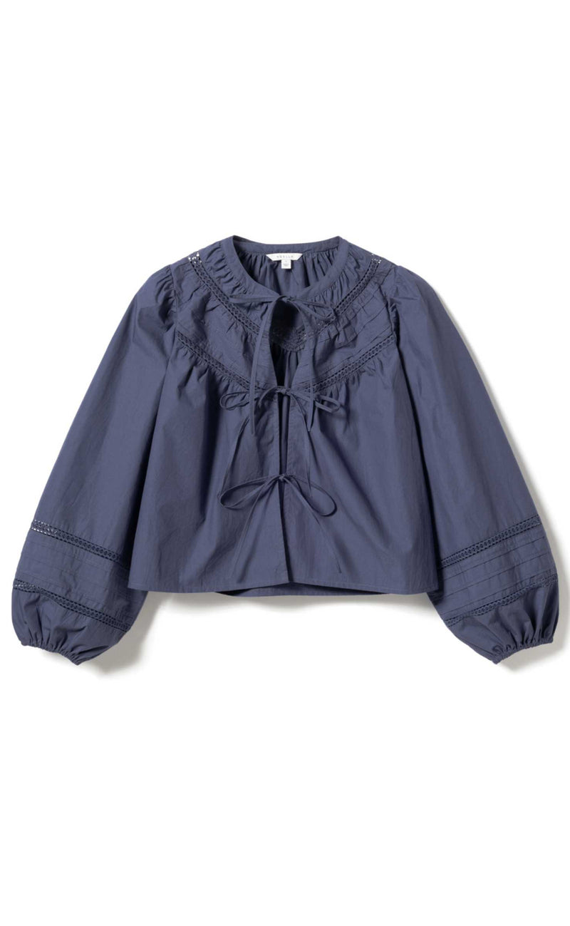 Noella Bluse - Maceline - Dusty Blue