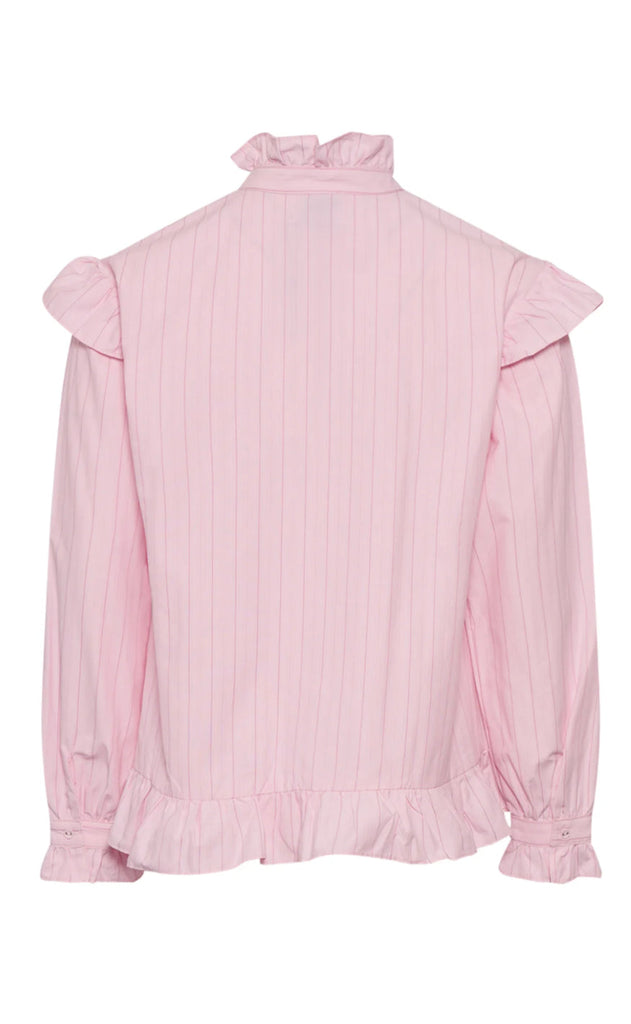 Noella Bluse - Sally - Light Pink Stripe