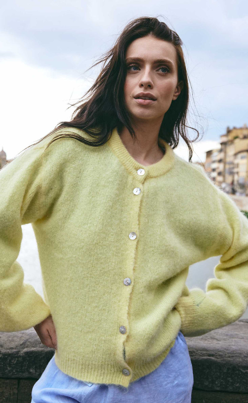 Noella Cardigan - Kae - Light Yellow
