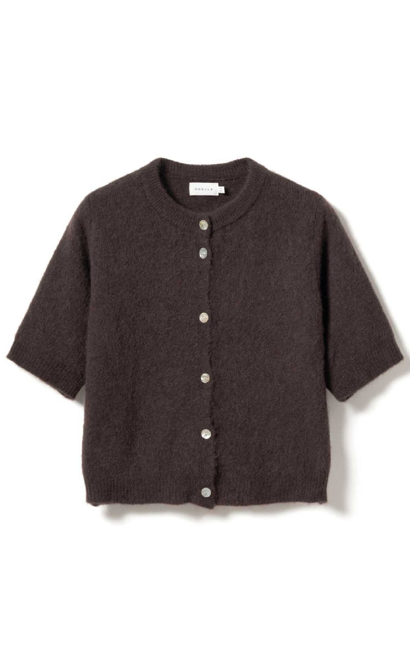 Noella Cardigan - Kae SS - Chocolate