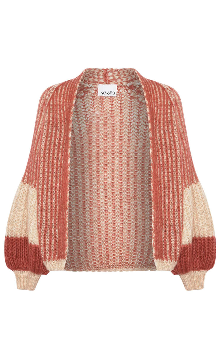 Liana Knit Cardigan Blush/Cream