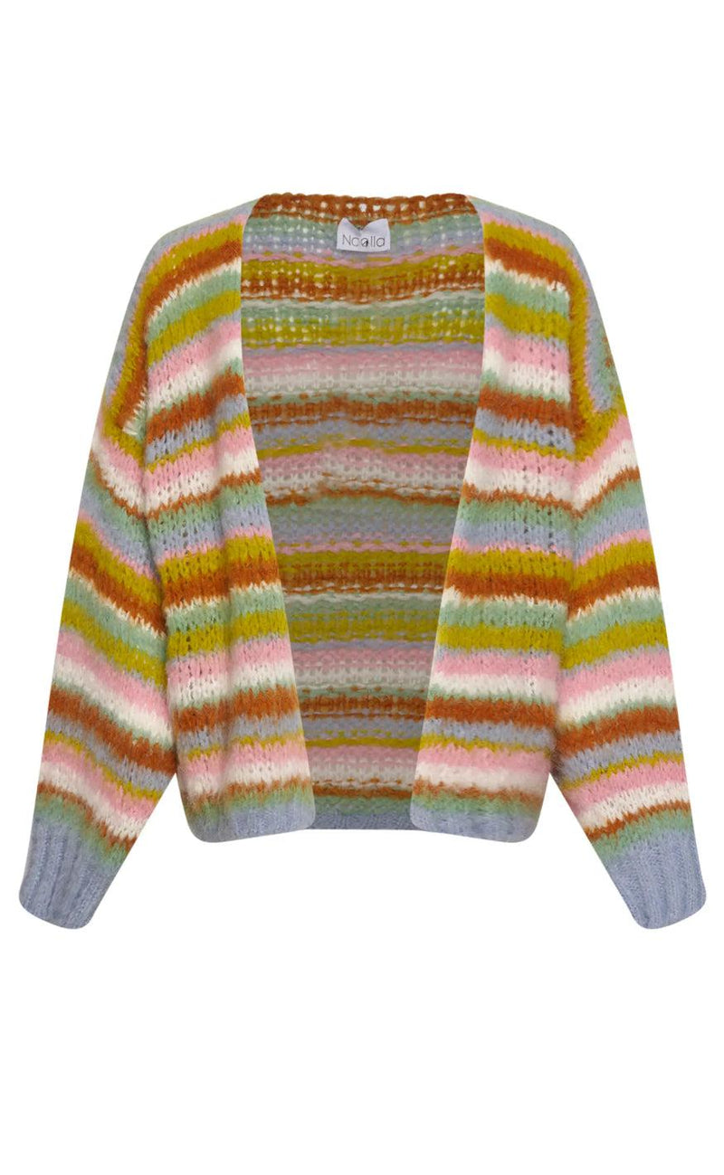Noella Cardigan - Rima Pool - Light Blue/Yellow/Rose