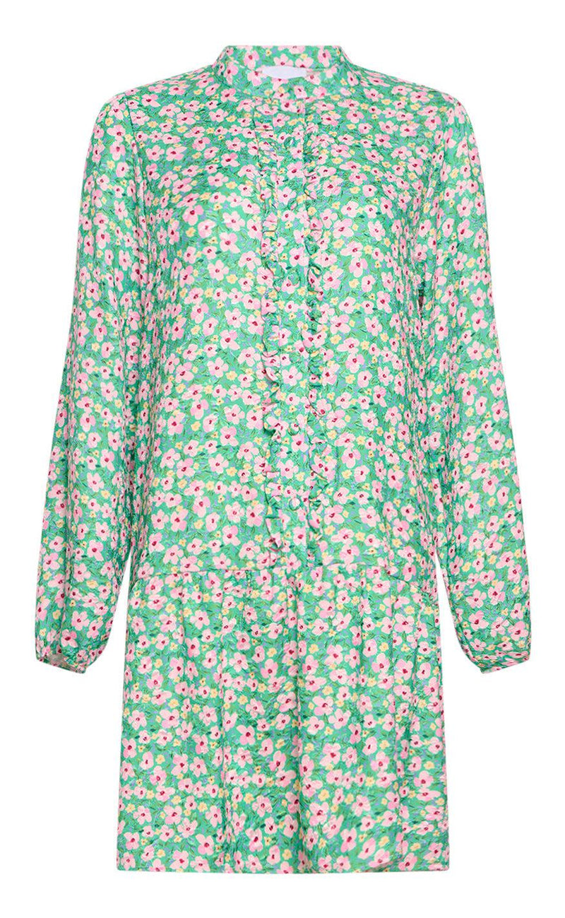Noella Kjole - Florentina - Green Flower