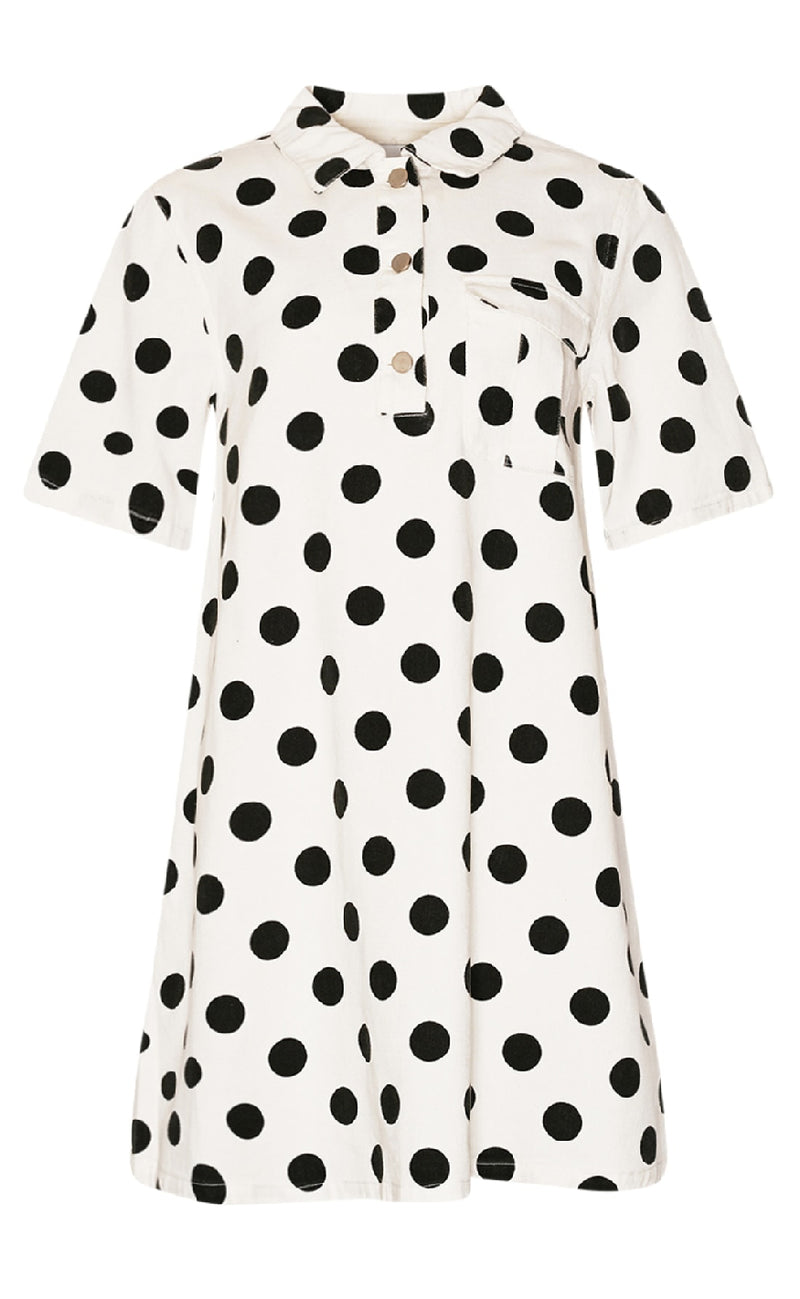 Noella Kjole - Jozie - Carmella White Print