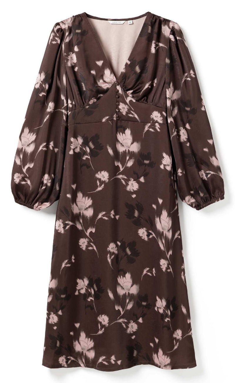 Noella Kjole - N-Lilith - Dena Burgundy Print