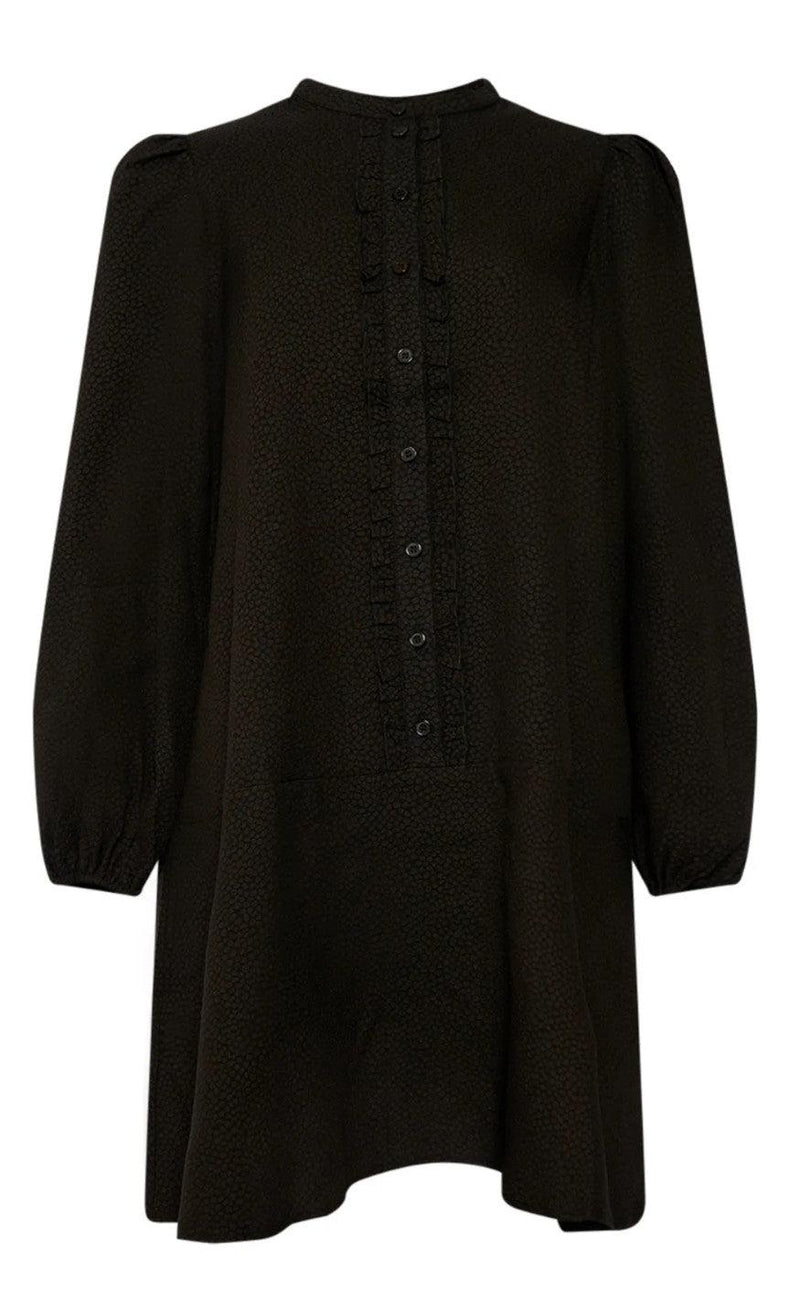 Noella Kjole - Pastis Ruffle - Black