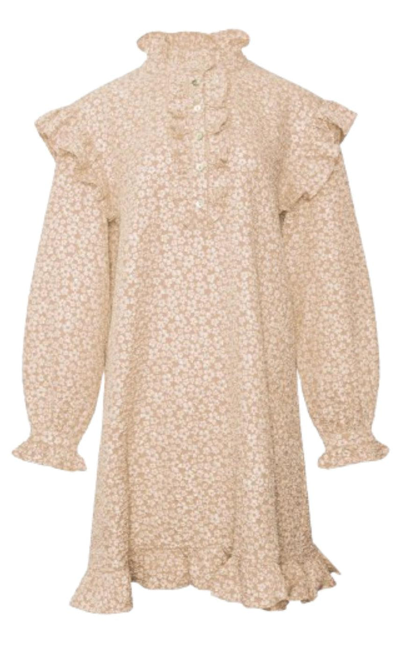 Noella Kjole - Reno Ruby Ruffle - Oyster