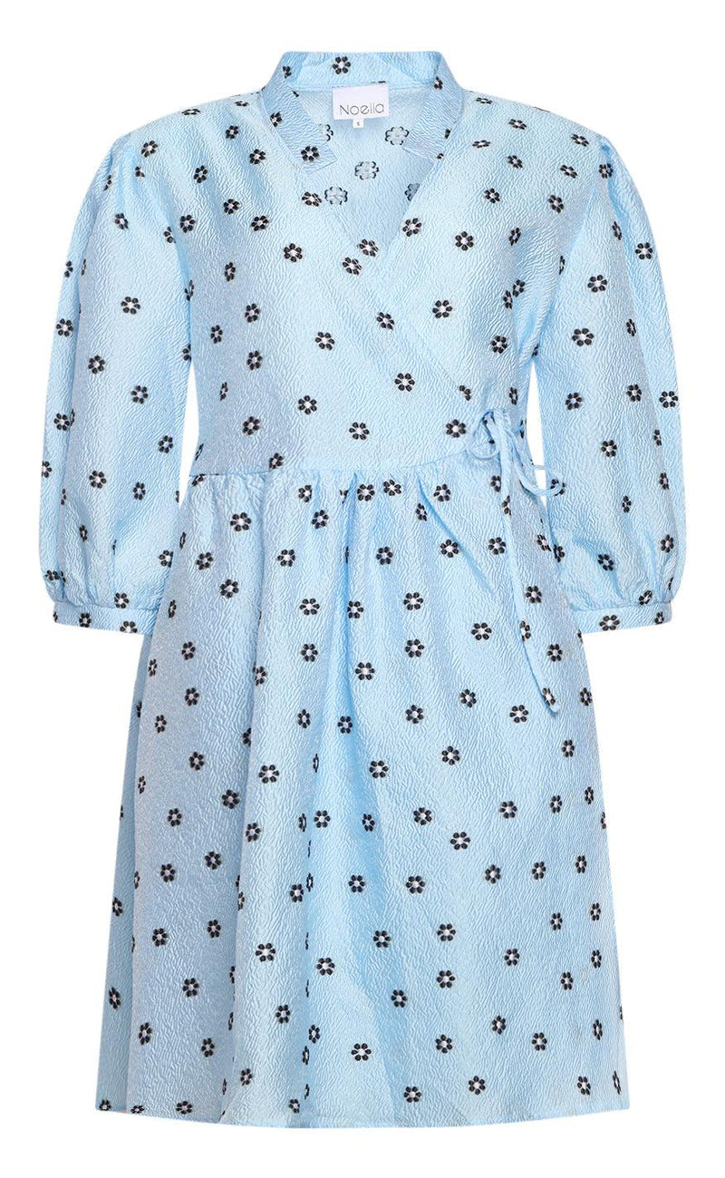 Noella Kjole - Tulip Aida - Light Blue Flower