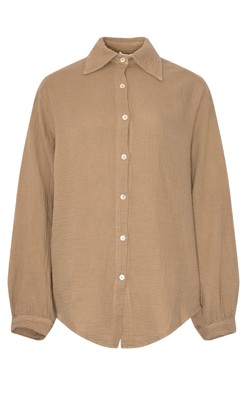 Noella Skjorte - Suri - Timber Brown