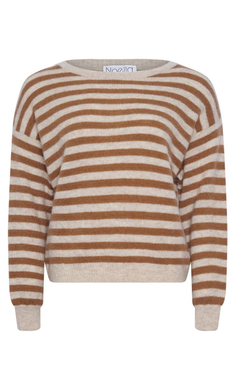 Noella Strik - Juliana Knit - Grey/Brown Stripe