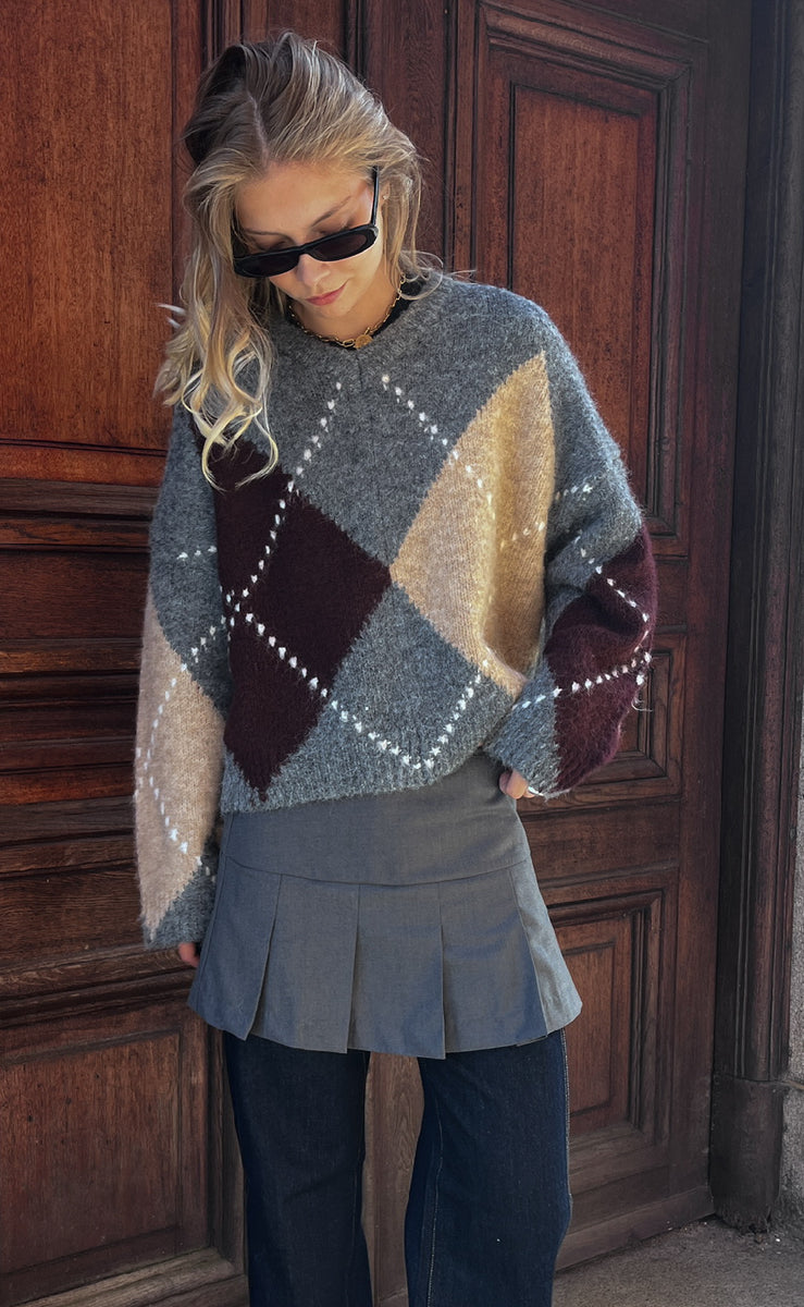 Noella - Lai Knit 14670001 - 507 - Grey Mix