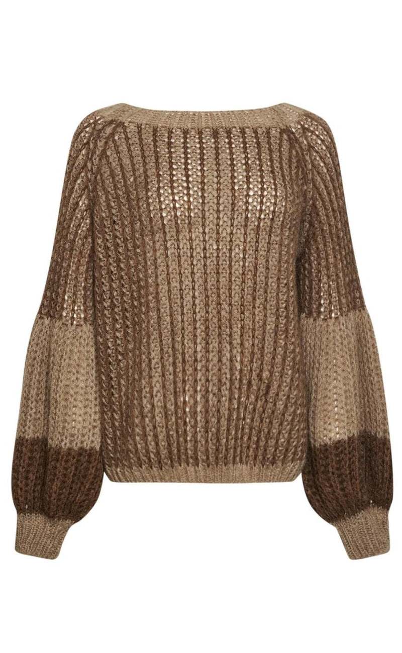 Noella Sweater - Liana - Brown/Camel