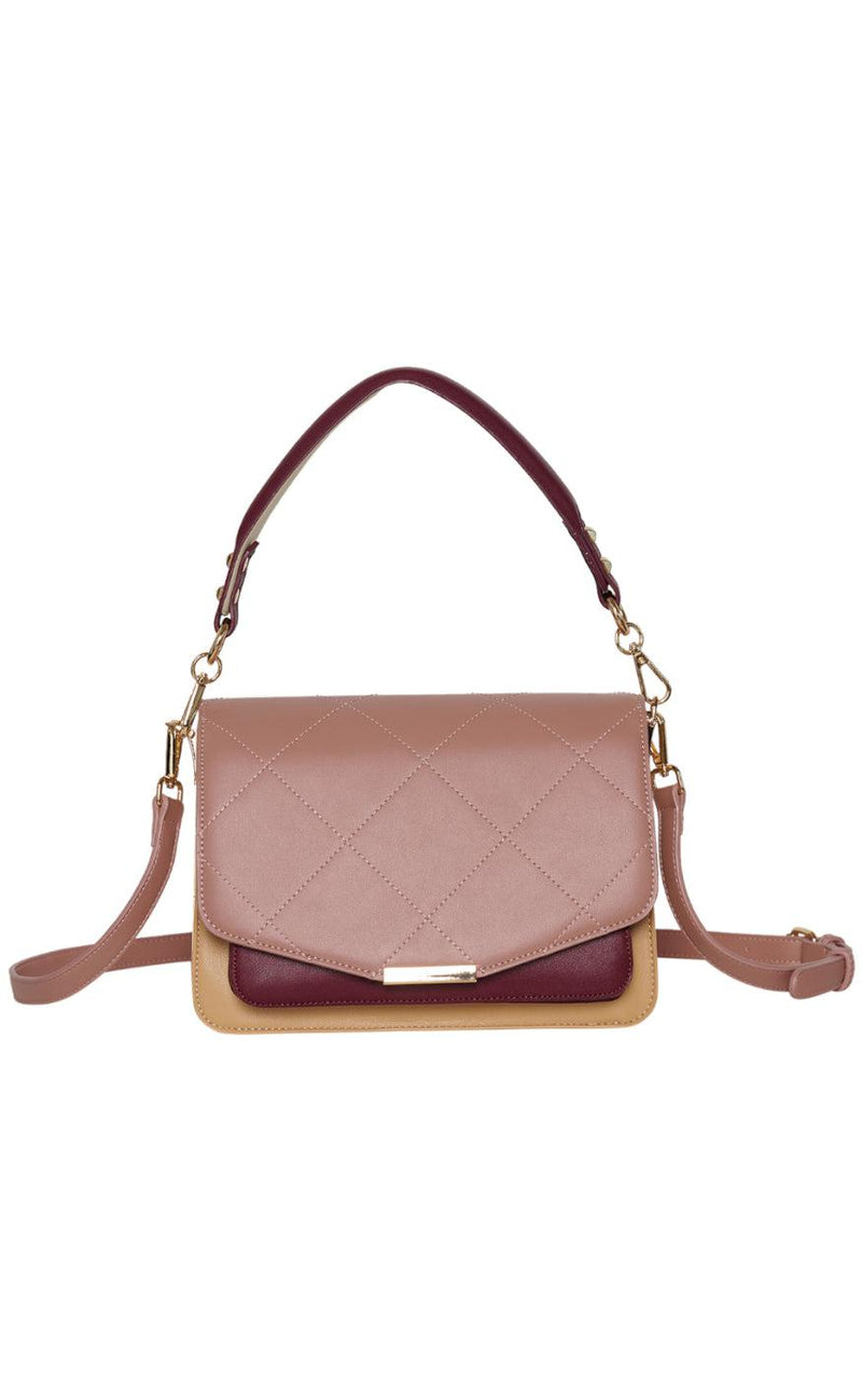 Noella Taske - Blanca Multi Compartment - Blush/Camel/Plum Mix