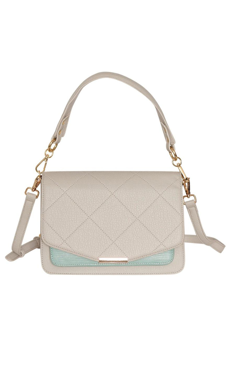 Noella Taske - Blanca Multi Compartment - Mint Lizard/Grey