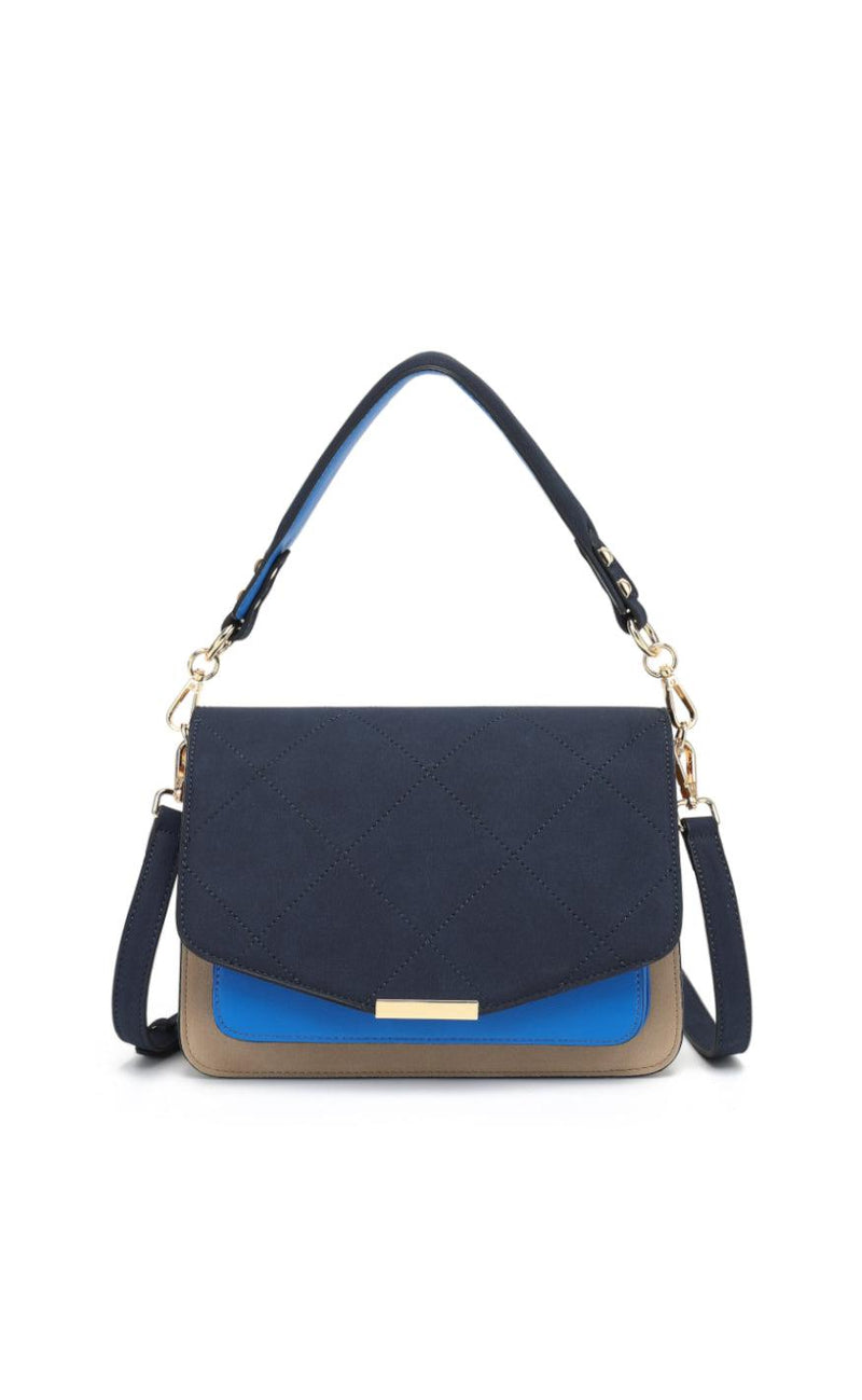 Noella Taske - Blanca Multi Medium - Navy/Sand/Blue