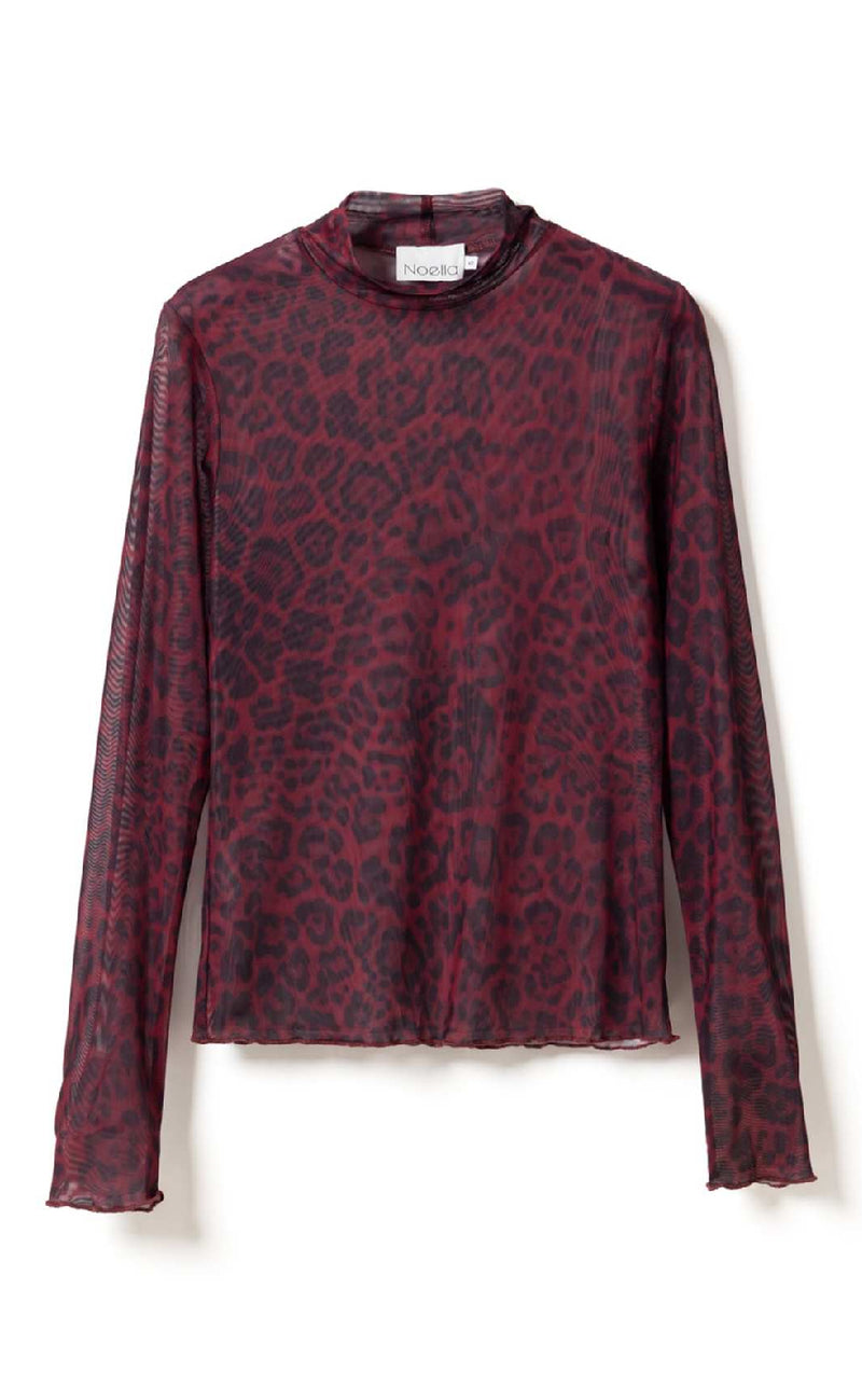 Noella Top - Libi - Chinara Red Print