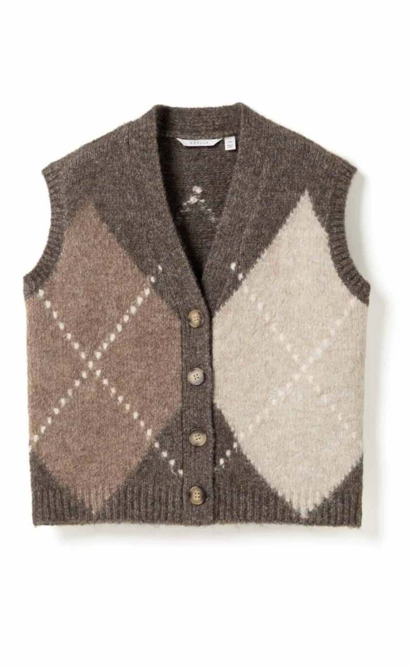 Noella Vest - Laiana - Ash Brown Mix