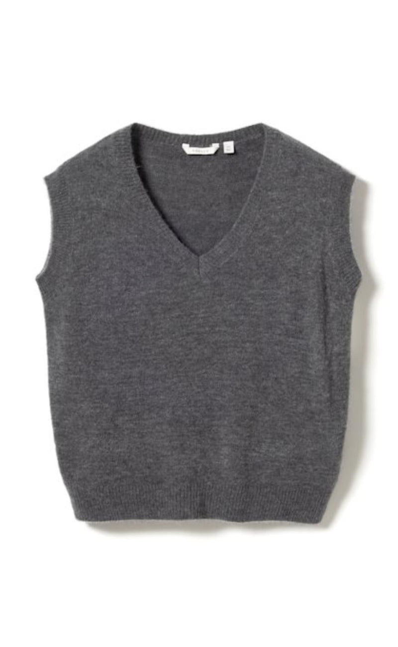 Noella Vest - Leatrice - Dark Grey Melange