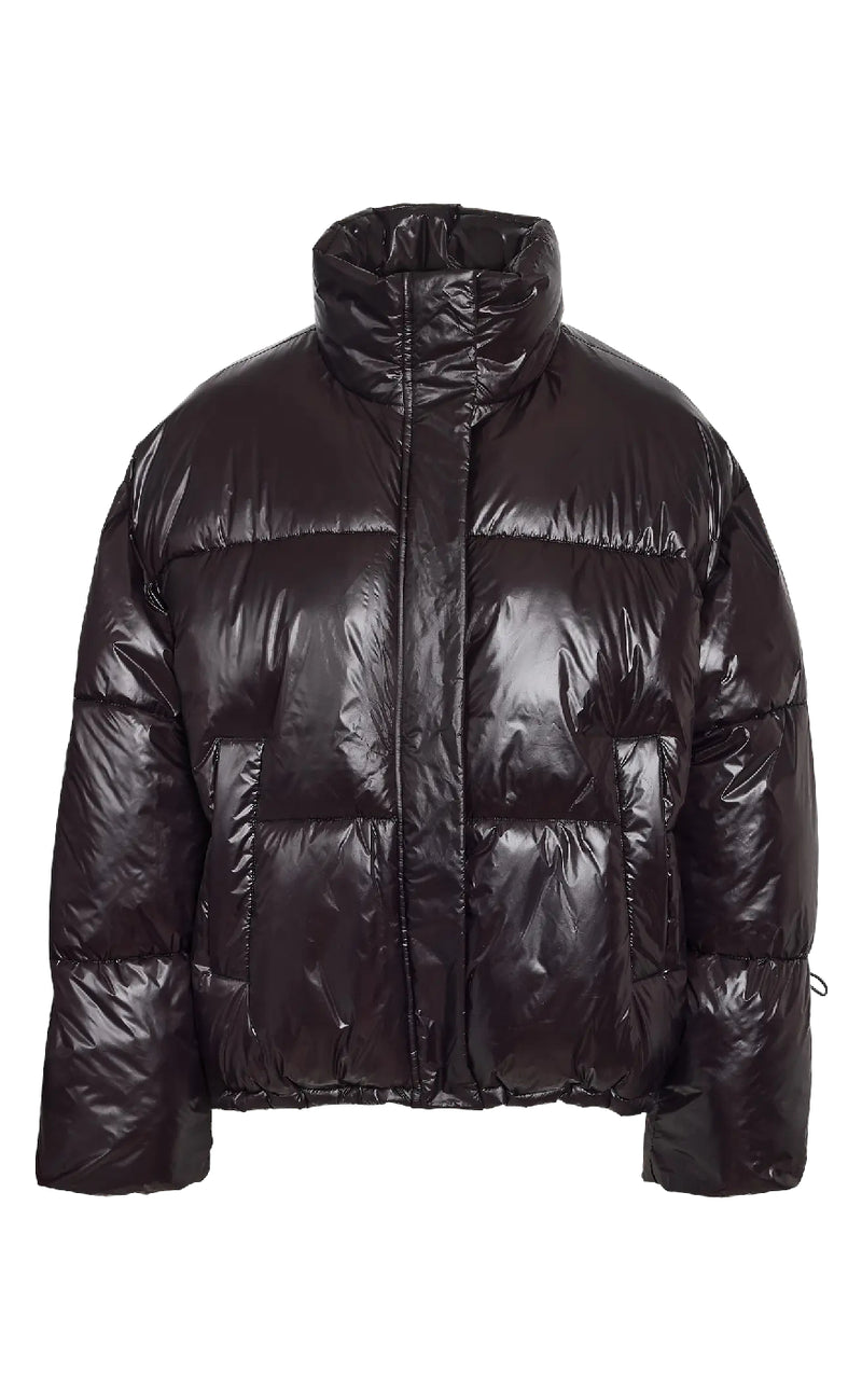 Noisy May Jakke - Allie Shiny - Black