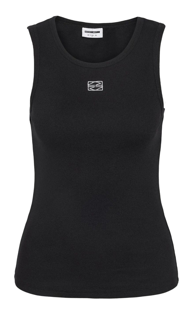 Noisy May Top - Maya Regular Tank - Black
