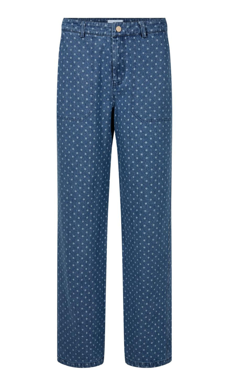 Nümph Bukser - Haddie - Medium Blue Denim