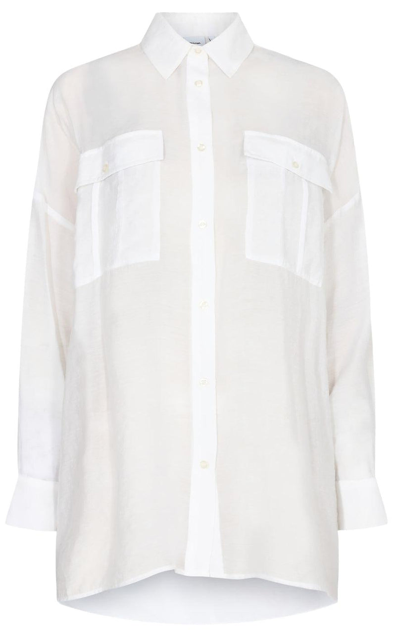 Nümph Skjorte - Elinam - Bright White