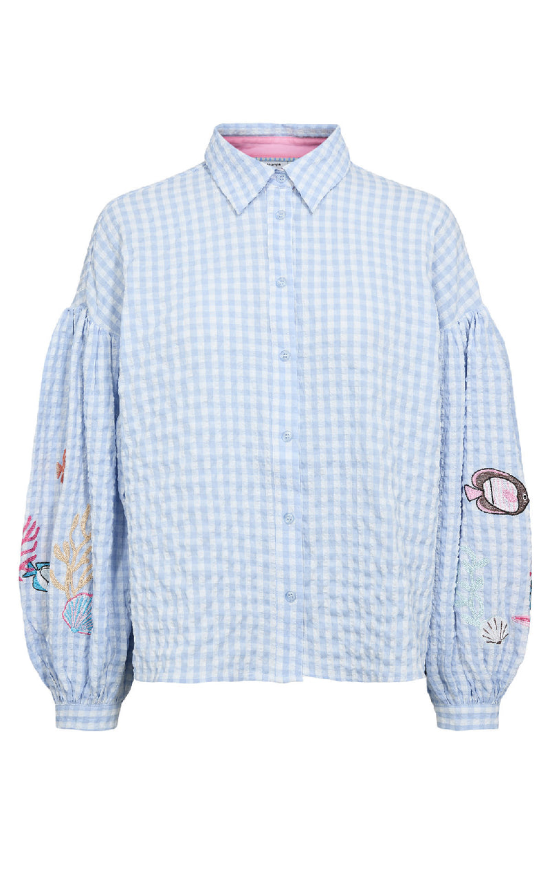 Nümph Skjorte - Surfer - Placid Blue