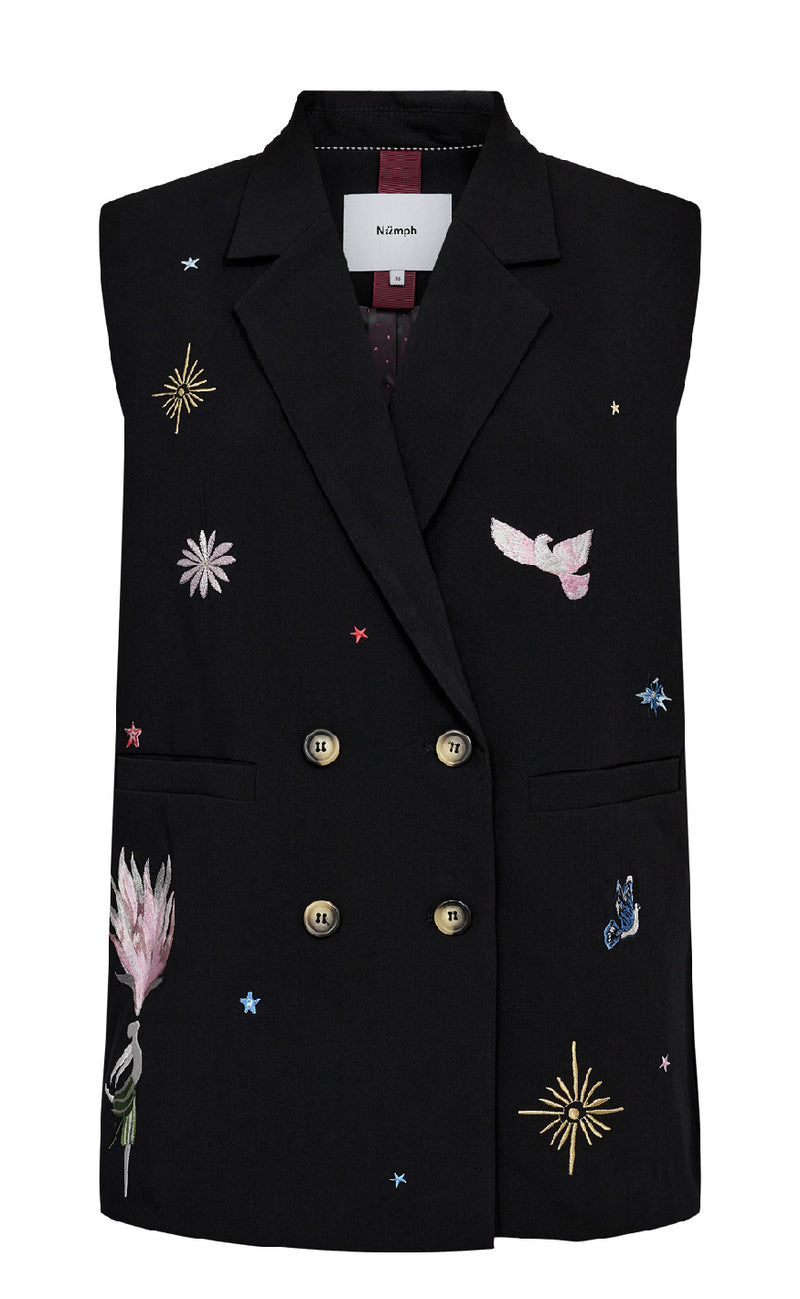 Nümph Vest - Almut - Caviar