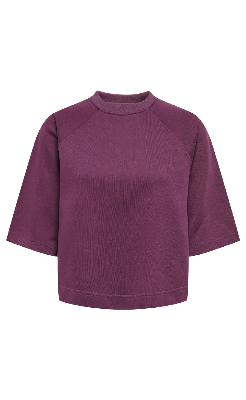 ONLY Bluse - Dasie Raglan - Mauve Wine