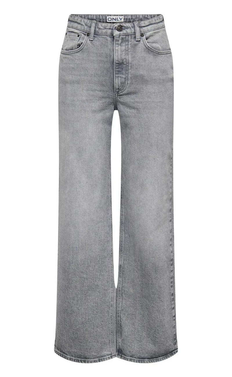 ONLY Bukser - Juicy Wide Leg - Medium Grey Denim