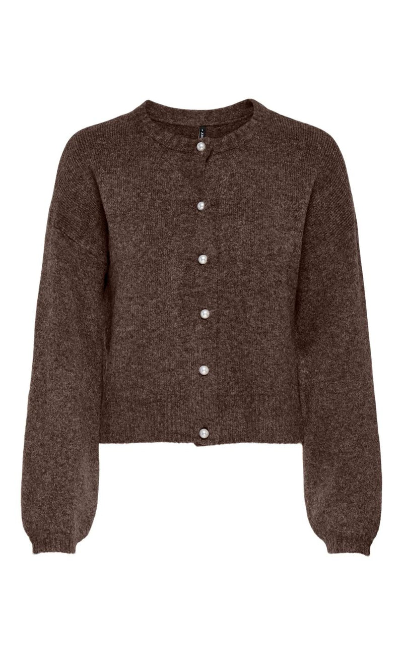ONLY Cardigan - Isabella - Hot Fudge Detail Melange