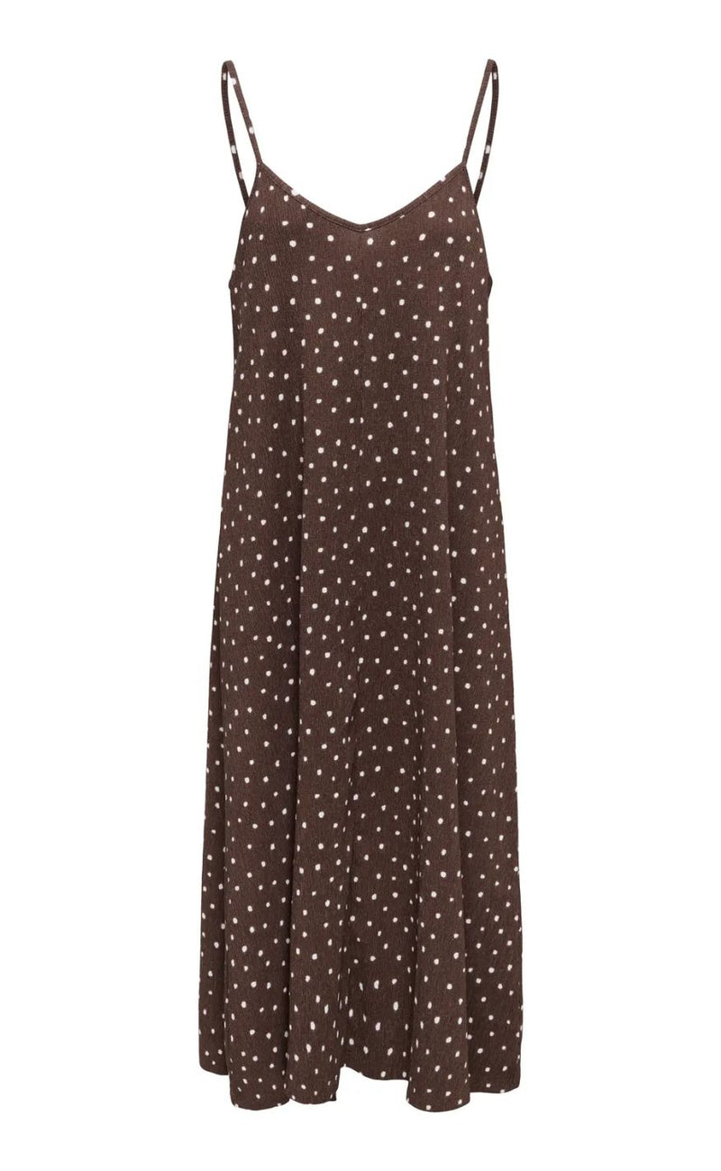 ONLY Kjole - Molly - Shopping Bag/Cloud Dancer Dots