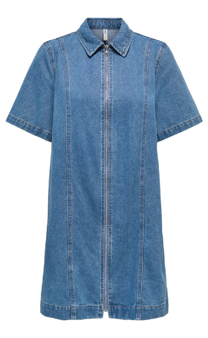 ONLY Kjole - Rosenheim - Light Medium Blue Denim