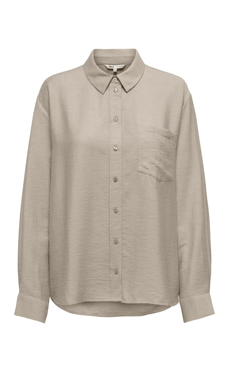 ONLY Skjorte - Lino - Grey