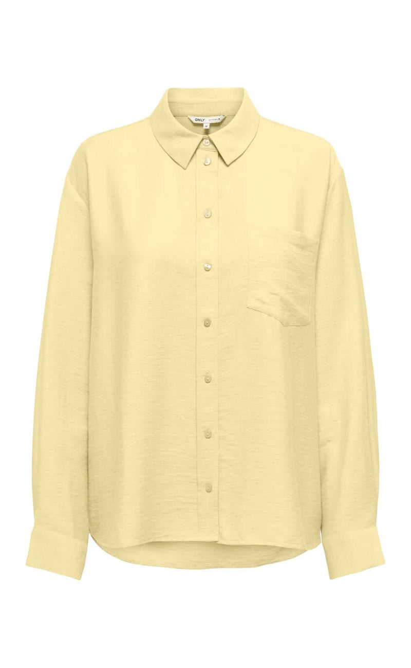 ONLY Skjorte - Lino - Yellow