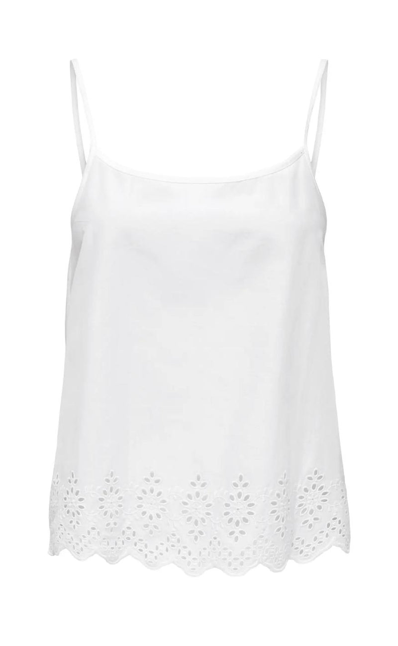 ONLY Top - Lou Singlet - Bright White