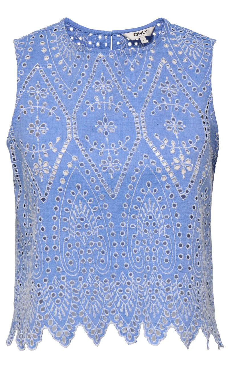 ONLY Top - Tulum - Blue Bonnet