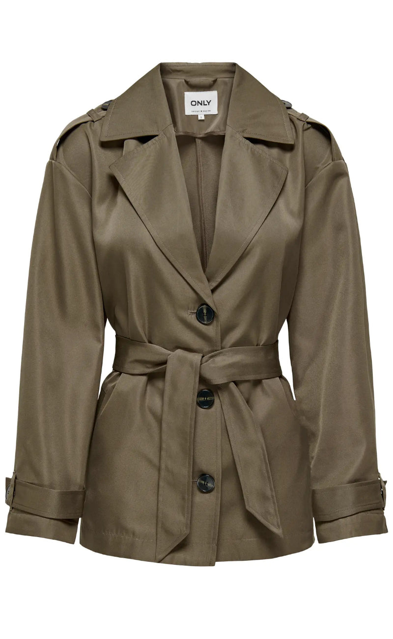 ONLY Trenchcoat - Line - Walnut
