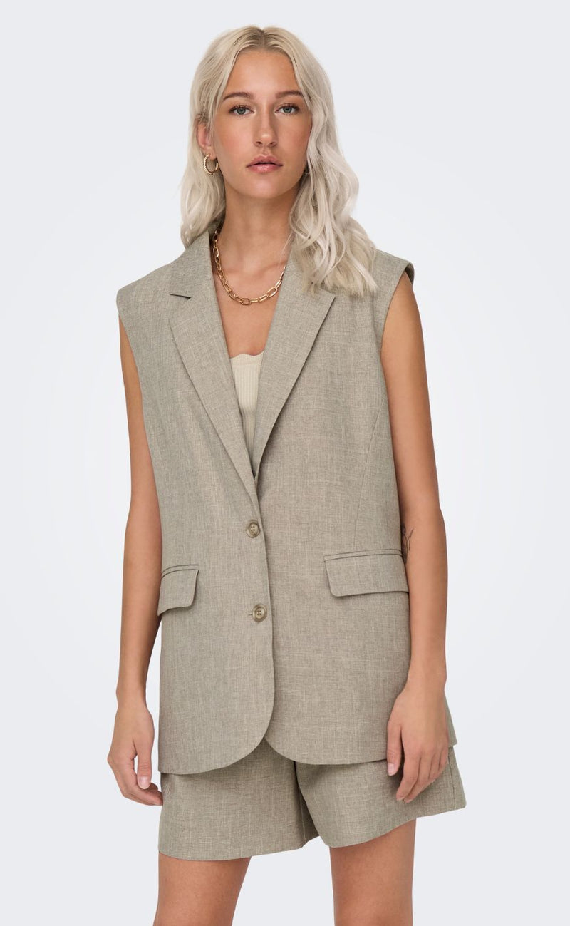 ONLY Vest - Linda - Fungi Melange
