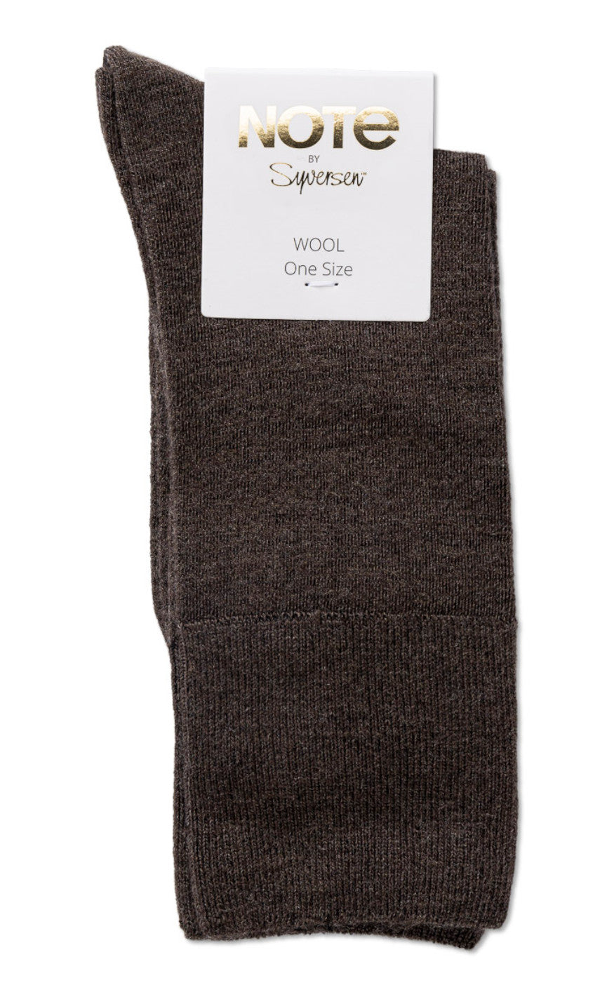 Oroblu Strømper - Note Fine Wool Comfort Top - Brown