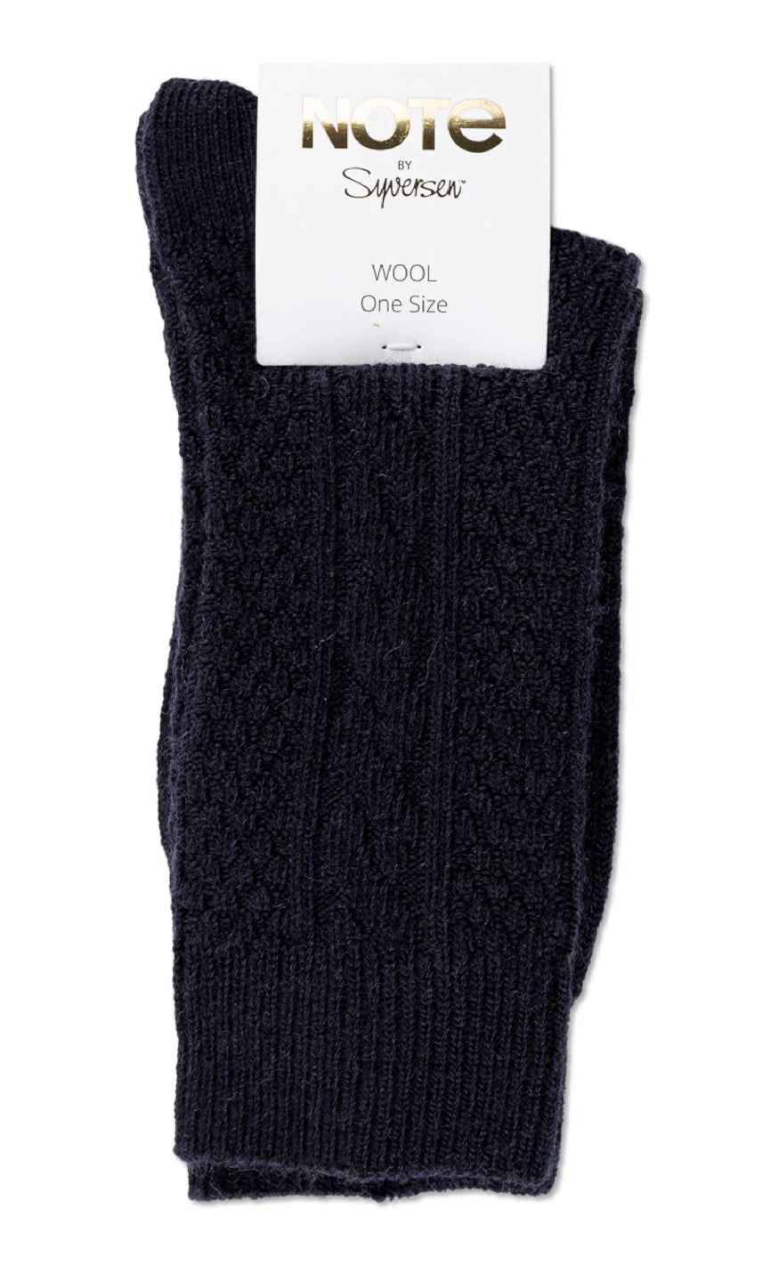 Oroblu Strømper - Woman Wool Cable - Navy