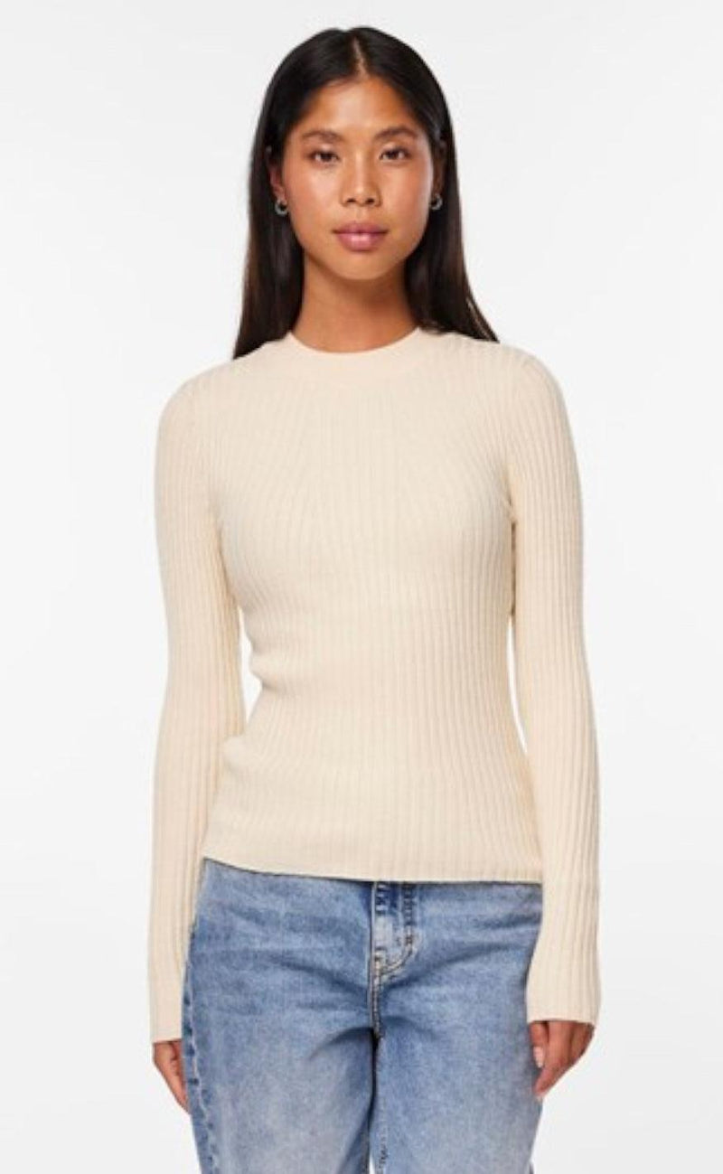 PIECES Bluse - Crista -Birch