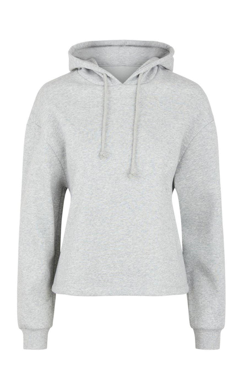 PIECES Hoodie - Chilli - Light Grey Melange