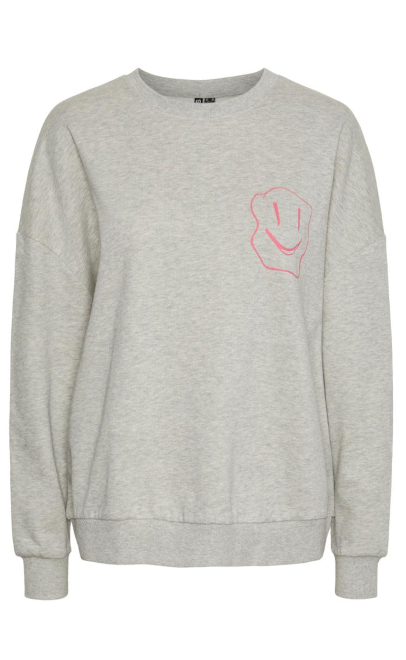 PIECES Sweater - Dyllo - Light Grey Melange