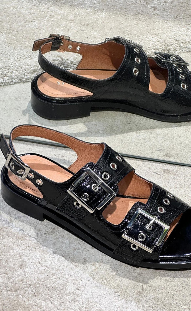 Phenumb Ballerina - Next - Leather Patent Black